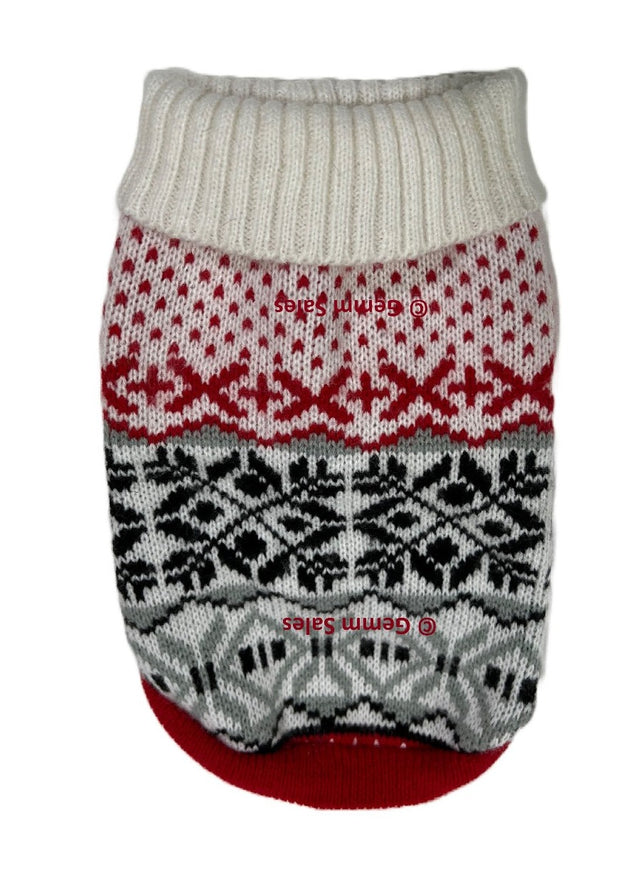 Christmas Dog Sweater - Small Medium
