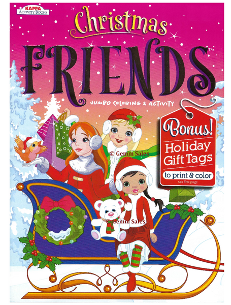 Christmas Friends Jumbo Coloring & Activity Book