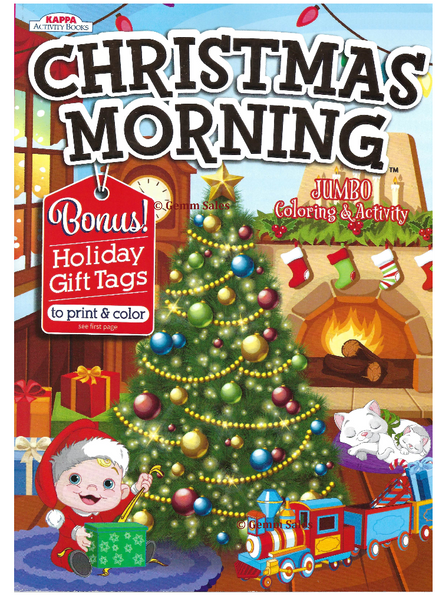 Christmas Morning Jumbo Coloring & Activity Book