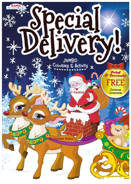 Christmas Special Delivery Jumbo Coloring & Activity Book