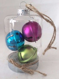 Christmas Tree in a Jar Ornament, Small Mason Jar Ornament, Mason Jar Ornaments