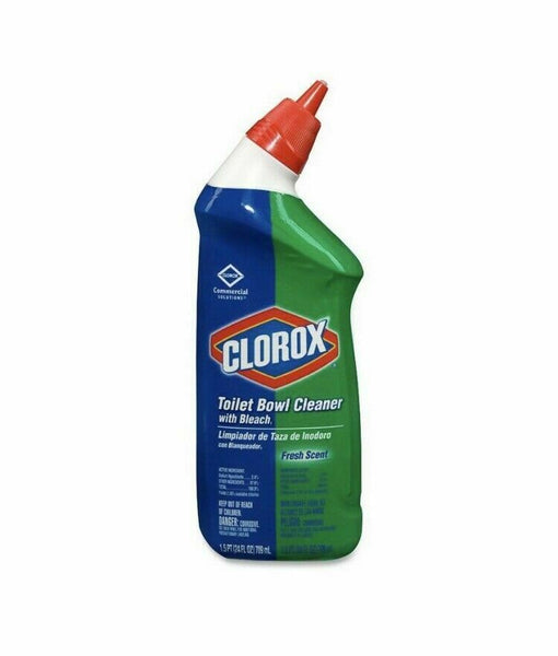 Clorox Toilet Bowl Cleaner with Bleach, Fresh Scent - 24 Ounces
