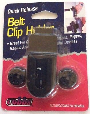 Cobbs Quick Release Belt Clip Holder, Black