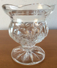 Royal Limited Crystal Tulip Scalloped Edge Candle Holder  - Vintage 1990's
