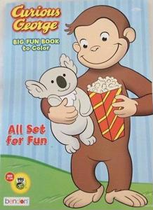 Curious George Big Fun Book to Color