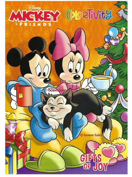Disney Mickey and Friends Christmas Colortivity Book