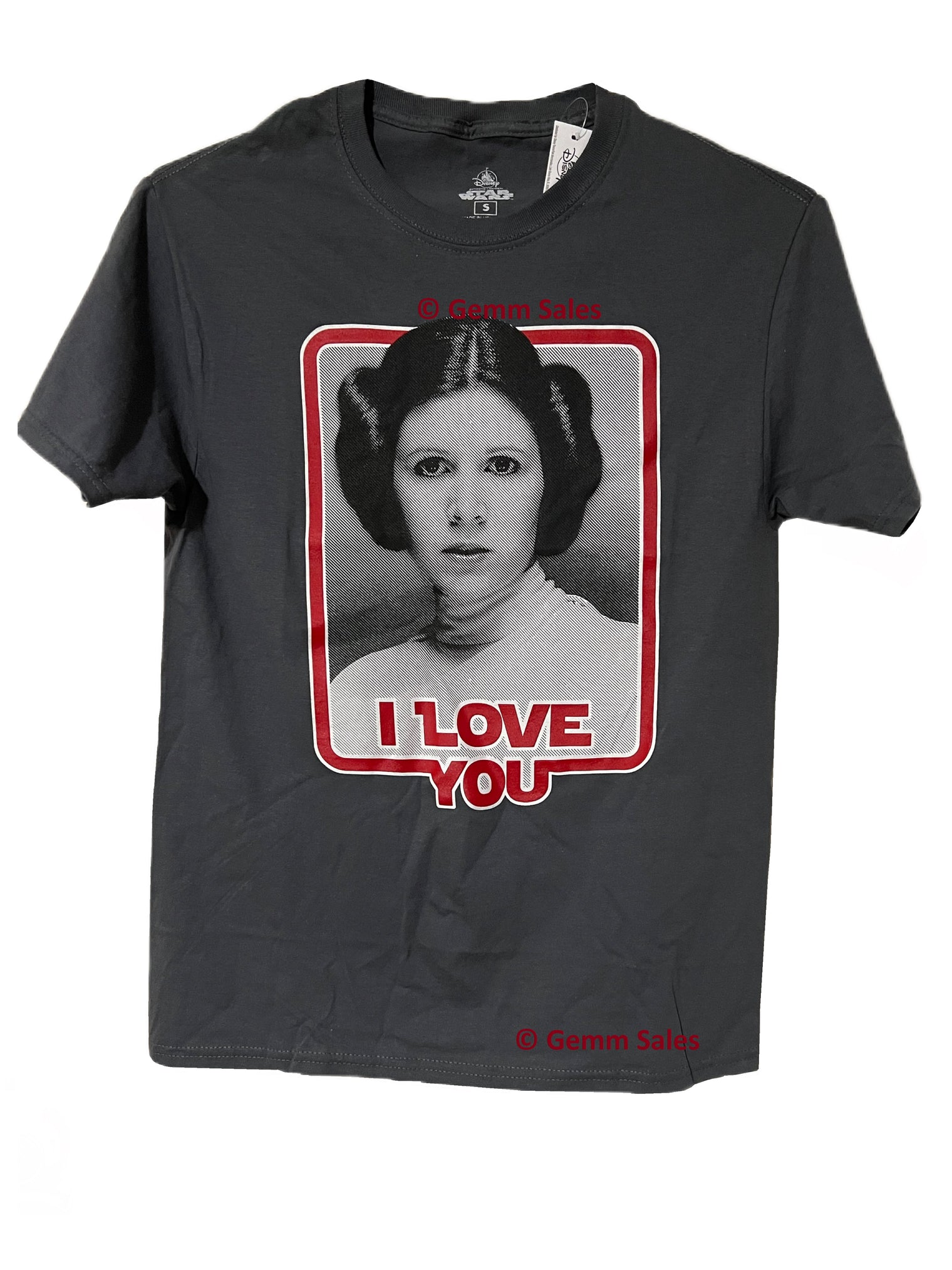 Disney Star Wars Princess Leia I Love You T-Shirt