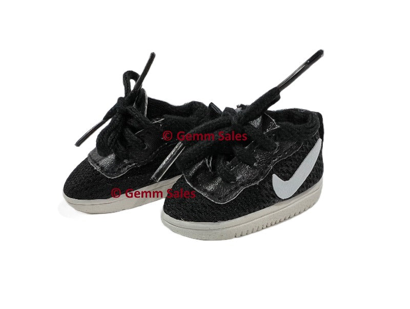 Doll Cotton Mesh Shoes Sneakers - Black