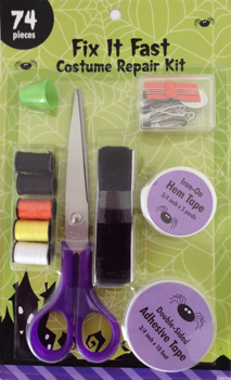 Halloween Costume Repair Kit, 74 Pcs