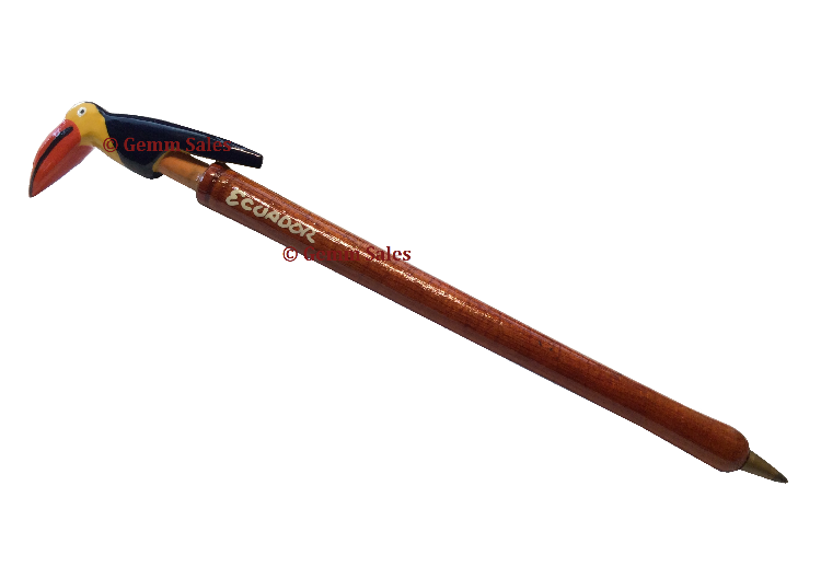 Authentic Ecuador Handpainted Souvenir Pen Toucan