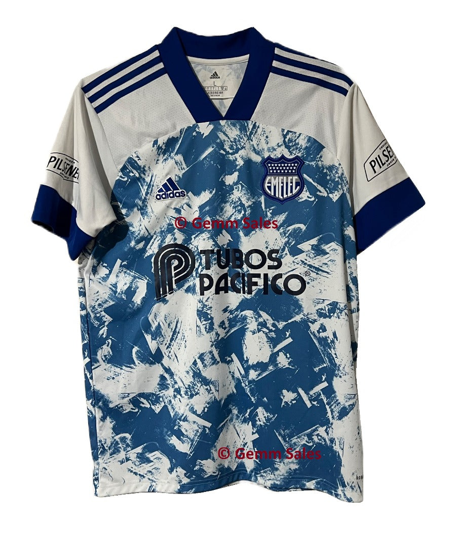 Ecuador Official C.S EMELEC Adidas Soccer Jersey - Large