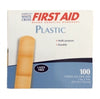 American White Cross First aid Brand Adhesive Plastic Bandages Box of 100