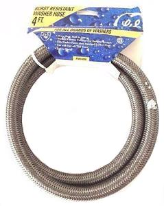 GE Burst Resistant Washer Hose 4ft., For All Brands of Washers, PM14X90 - NEW