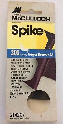 Genuine McCulloch Spike, 300 Series, Eager Beaver 2.1, No. 214207