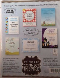 Geographics Geopaper Letterhead 25 Sheets, Summer Block Party/Picnic