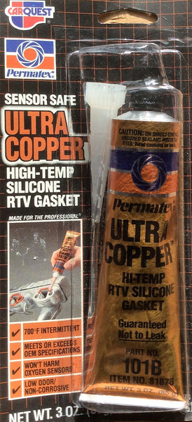 Ultra Copper Hi-Temp RTV Silicone Gasket