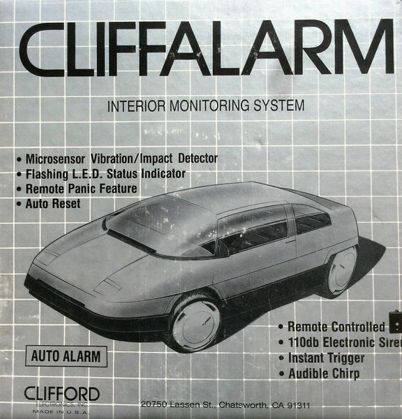 CLIFFALARM Interior Monitoring System / Auto Alarm
