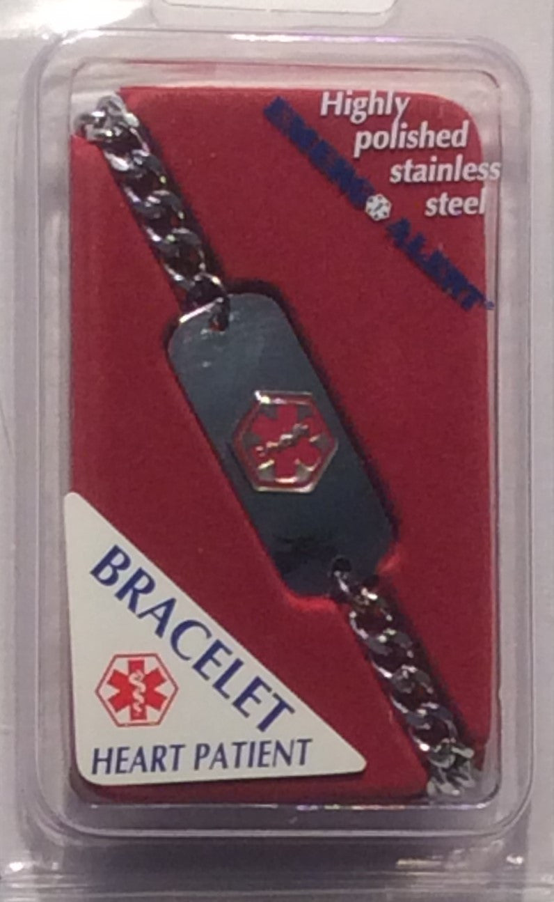Medical Alert I.D. - Heart Patient Bracelet