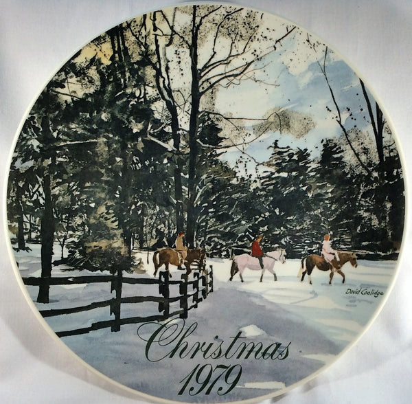 Smucker's Collector Plates - Christmas 1979