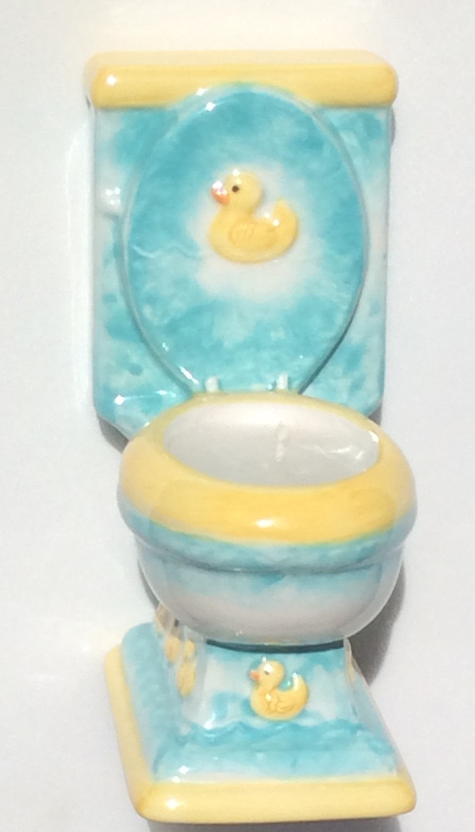 Sitting Pretty Ceramic Toilet Candle