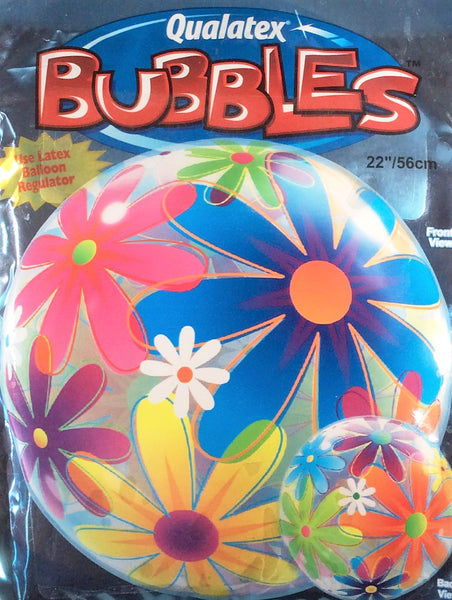 Flowers Stretchy Plastic Balloon