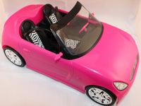 Mattel 2009 Barbie 13 Glam Convertible Pink Sports Car