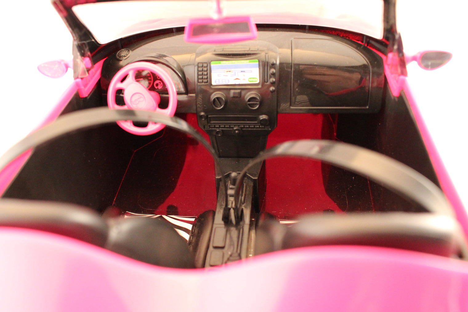 Mattel 2009 Barbie 13 Glam Convertible Pink Sports Car