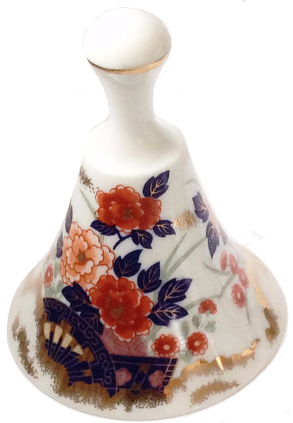 Maruhan - Japan Peony Flower Cart Porcelain Bell