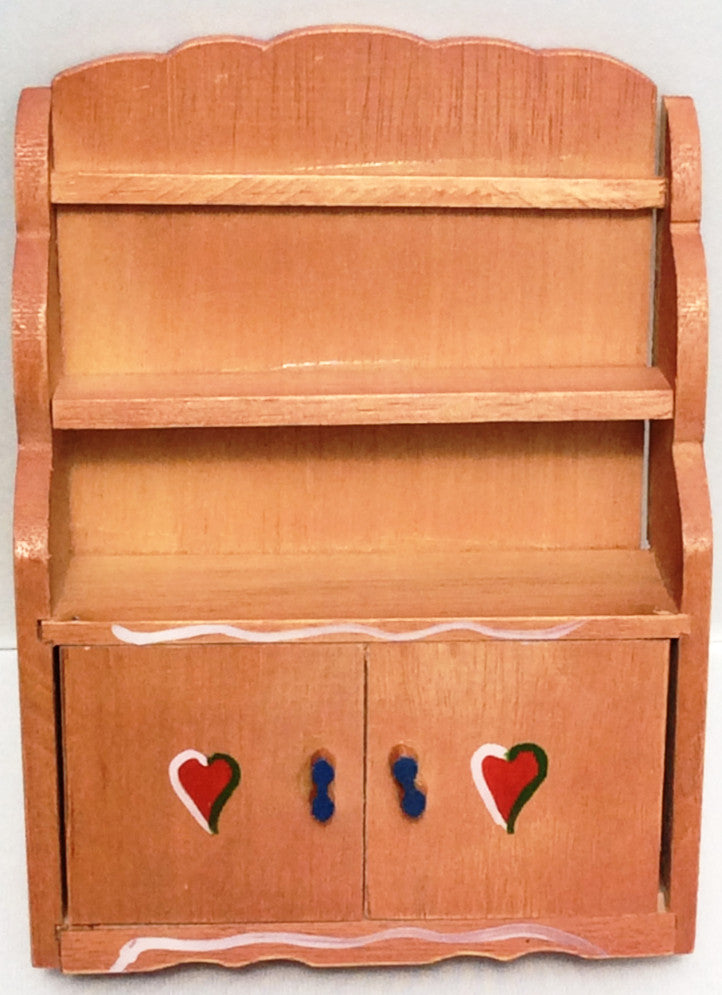 Miniature House Hand Painted Swiss Hutch