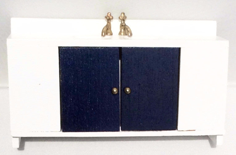 Miniature House - Kitchen Double Sink w/Counter