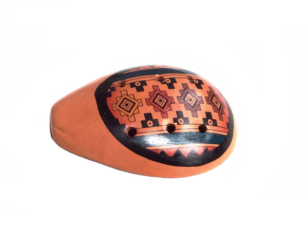 Authentic Ecuador 6 Hole Ocarina Instrument Handmade