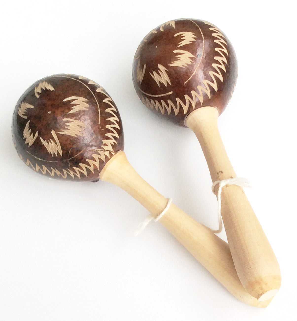 Authentic Ecuador Maracas Handmade