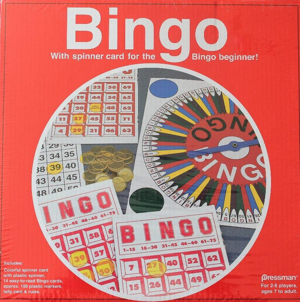 Bingo with Spinner card for the Bingo Beginner
