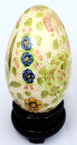 Hand Painted Decorative Egg - Asian