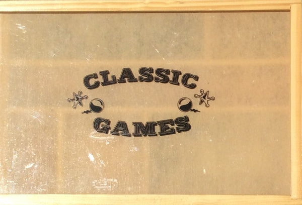 6 Classic Games In Wooden Case