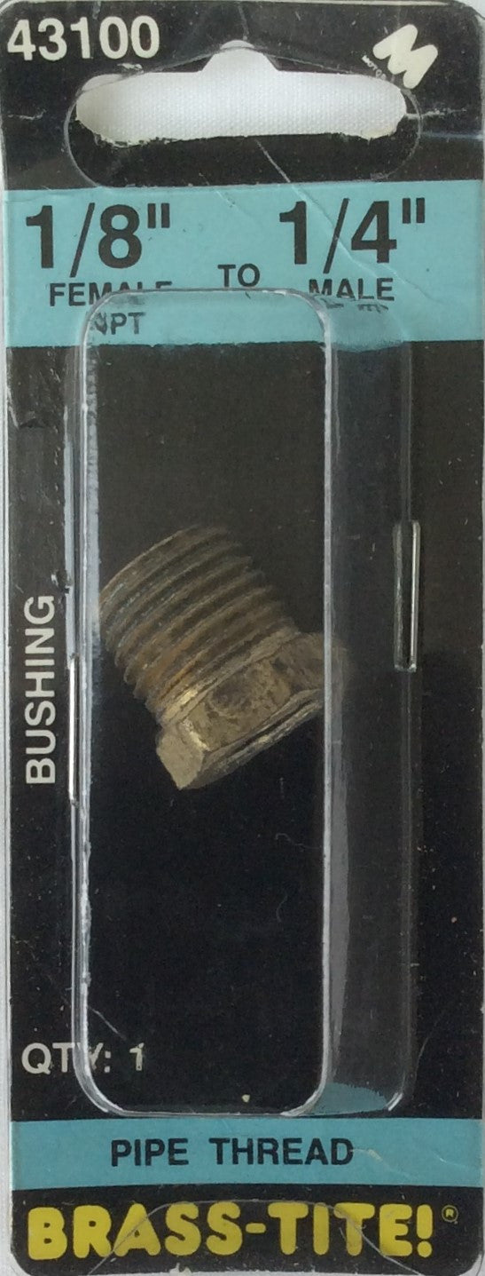 Motormite Bushing 1/8" Female NPT To 1/4" Male NPT #43100
