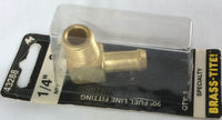 Motormite 90 Degrees Fuel Line Fitting 1/4" NPT to 3/8" Hose Specialty #43288