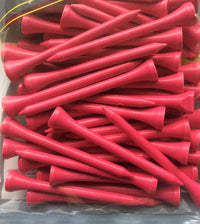 Tommy Armour 2-3/4" Hot Pink Hardwood Golf Tees 75 Count