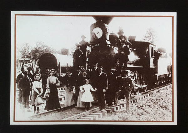 First Train To Grand Canyon 1901 Postcard