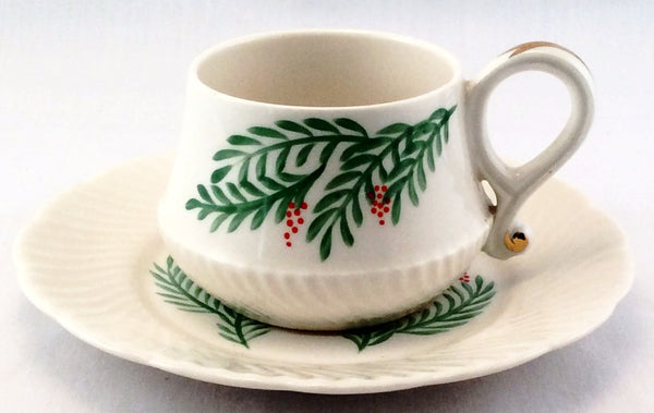 Rose Crown China Tea Cup And Saucer Set