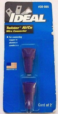 Ideal Twister All/Cu Wire Connector, Purple, Set of 2