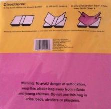 Jumbo Book Cover, Strechable Fabric, Hot Pink - NEW