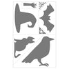 Halloween Large 11x17 Adhesive Stencils 6 pack