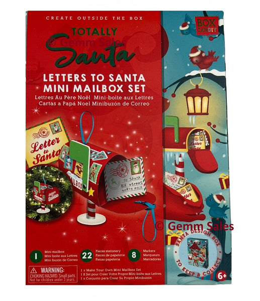Christmas Letters To Santa Mini Mailbox Set