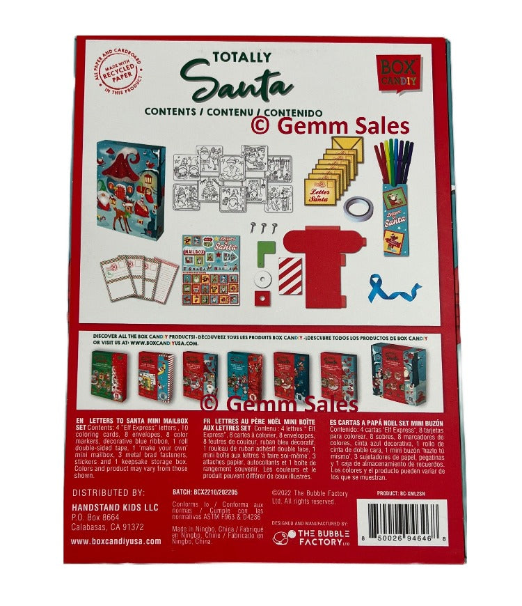 Christmas Letters To Santa Mini Mailbox Set
