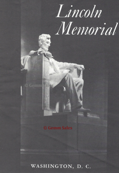 Lincoln Memorial Washington, D.C. Leaflet 1964