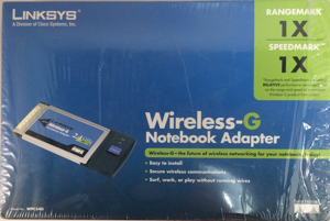 Linksys Wireless-G Notebook Adapter, No. WPC54G