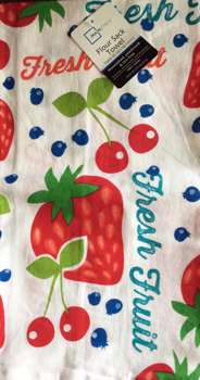 Mainstays Flour Sack Towel - Fruits