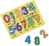 Melissa & Doug Mickey Mouse Numbers Wooden Peg Puzzle