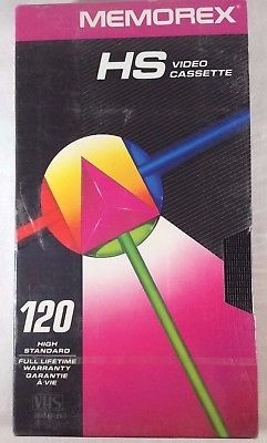 Memorex HS Video Cassette 120 High Standard